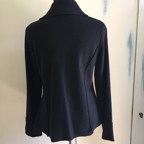 Cassandra Ray black wool blazer S - Picture 3 of 8